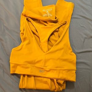 Womens orange set active set